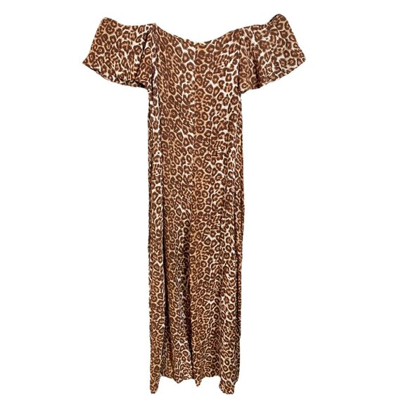 Zimmermann Alchemy Flounce Leopard jumpsuit size 2 - Picture 4 of 7